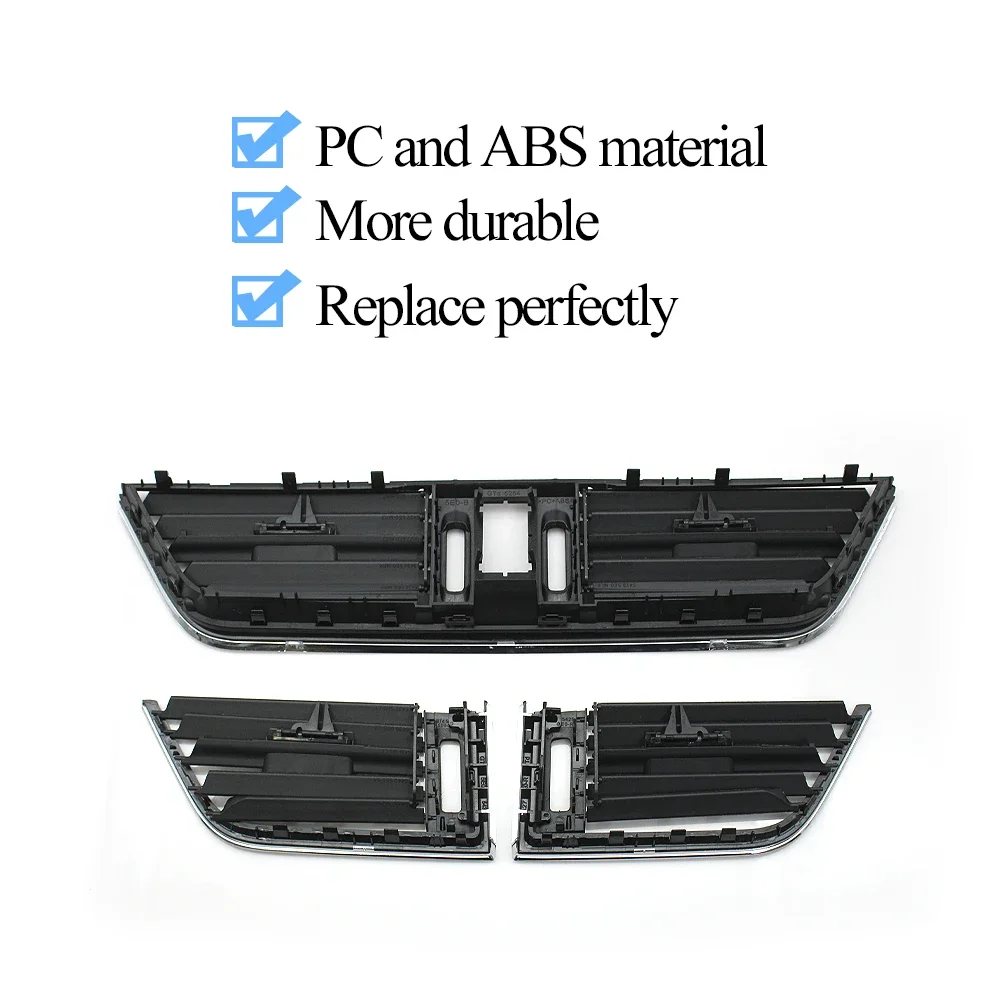 For Skoda Octavia 3 A7 5E MK3 2013-2021 5E0820951C Car Left Right Middle Air Conditioner AC Vent Grille Outlet Panel Cover