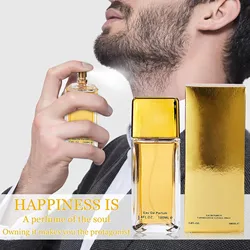 2024 New Golden Millionaire Men'S Perfume Spray Long Lasting 100ml Best Gifts For Female