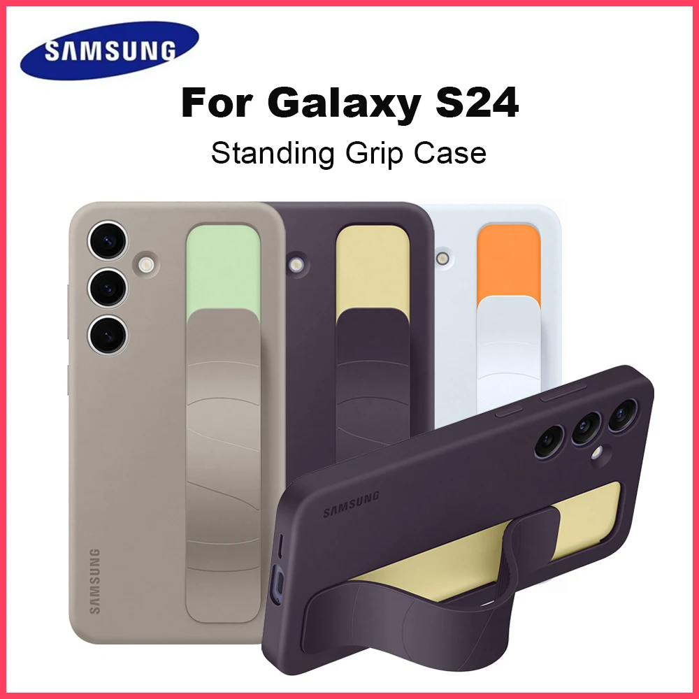 

Original Samsung Standing Grip Case For S24 Standing Grip Case EF-GS921CUEGUS S24 Standing Grip Cover