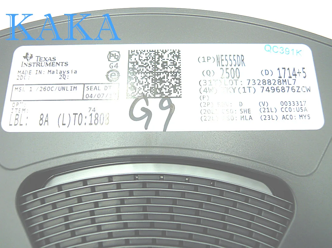 SOP NE555DR original, novo, 10pcs