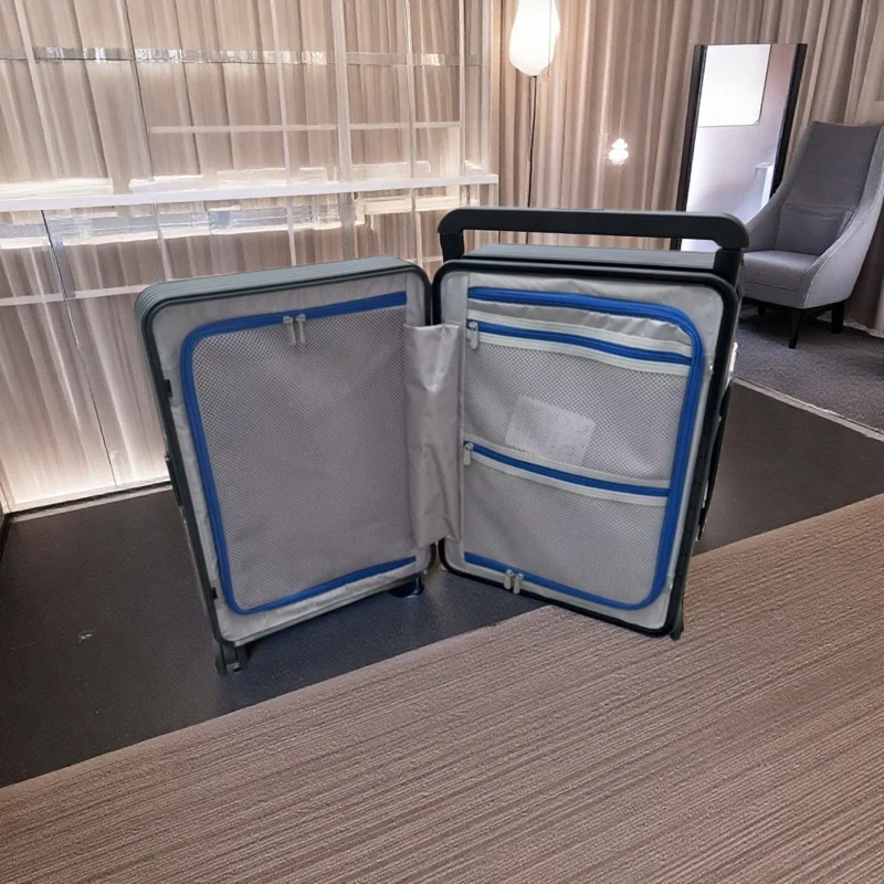 

2025 New Busin Laptop Carry-On Suitcase Wide Pull Rod for Men And Women Travel Bag with Lo And Universal Wheels