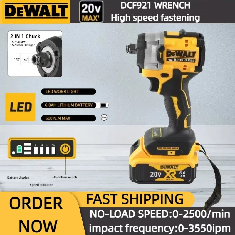 dcf921-dewalt-atomic-maximum-cordless-wrench-1-2-inch-cordless-impact-wrench-variable-speed-charging-wrench-tool-18v-20v-battery
