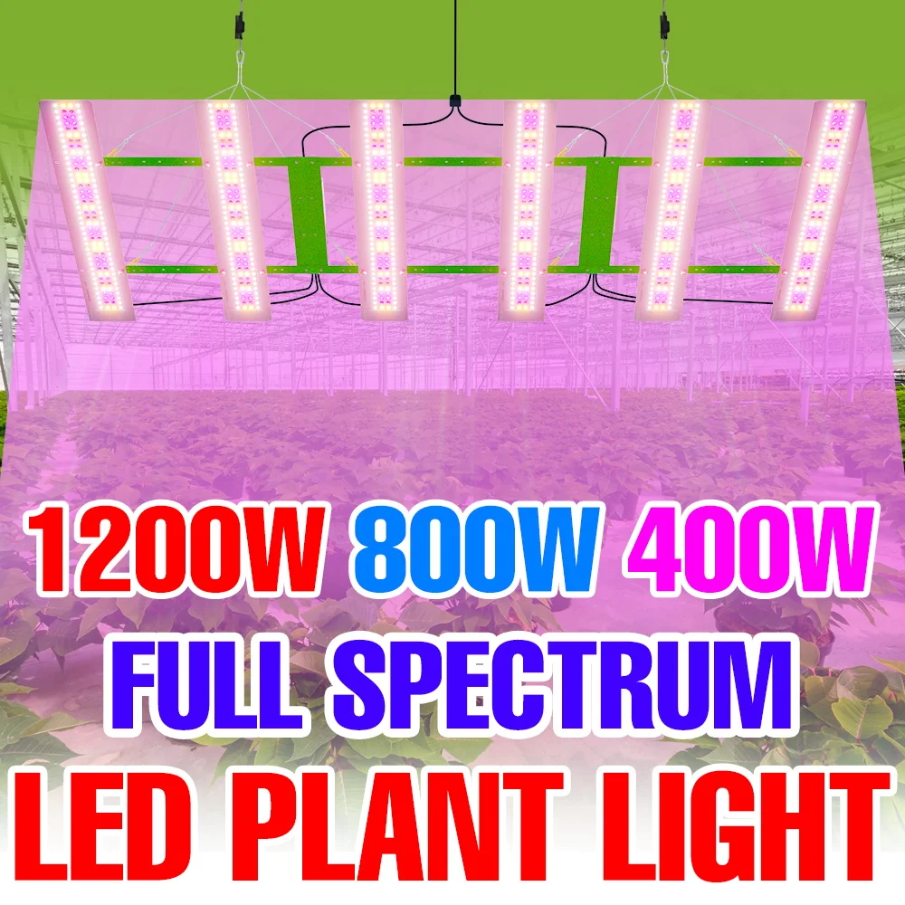 

Светодиодная лампа для растений 1200 Вт, полный спектр, 220 В, Quantum Board, для гидропоники, гроубоксов, теплиц, выращивания овощей, дополнительное освещение