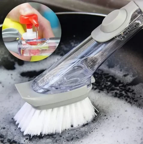 Clink Detergent Dispenser 2 in 1 Cleaning Brush