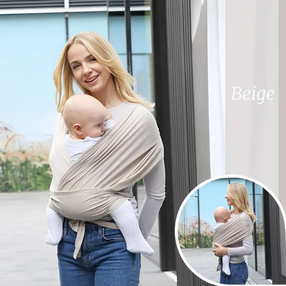 

Comfortable Baby Wrap Carrier Safety Breastfeeding Newborn Sling Wrap Front Holding Adjustable Infant Kangaroo Bag 0-36 Months