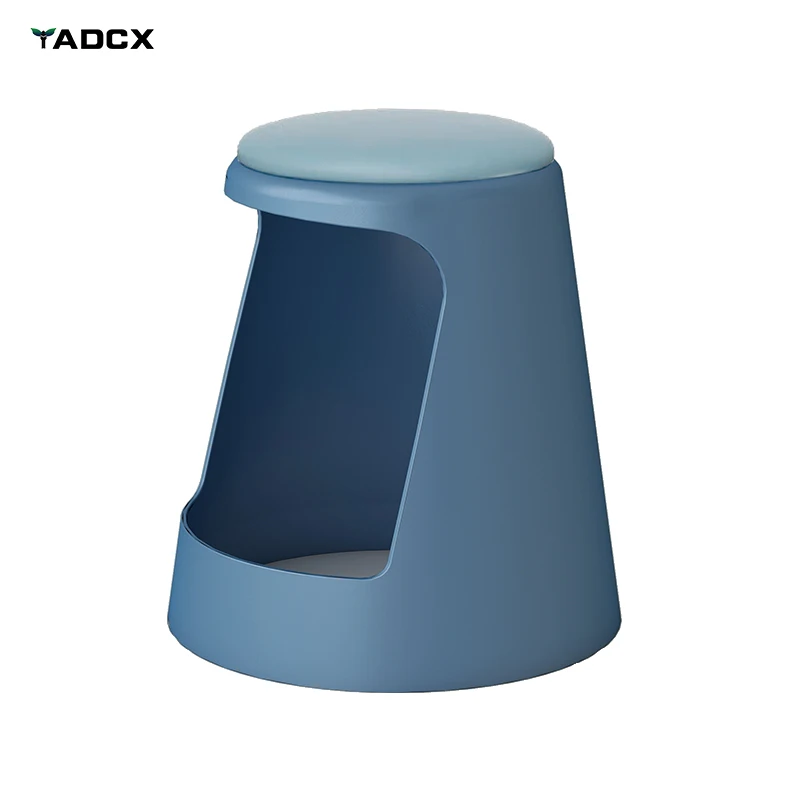 Library furniture, plastic chairs, round children's chairs for activities, shoe changing stools, footstools, shoe storage stools