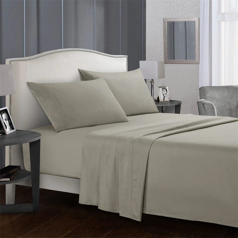 High-quality Simple King Size Bed Sheet Set Soft Comfortable Fitted Sheets Sets Queen Durable Bed Cover Mattress Protector Cover