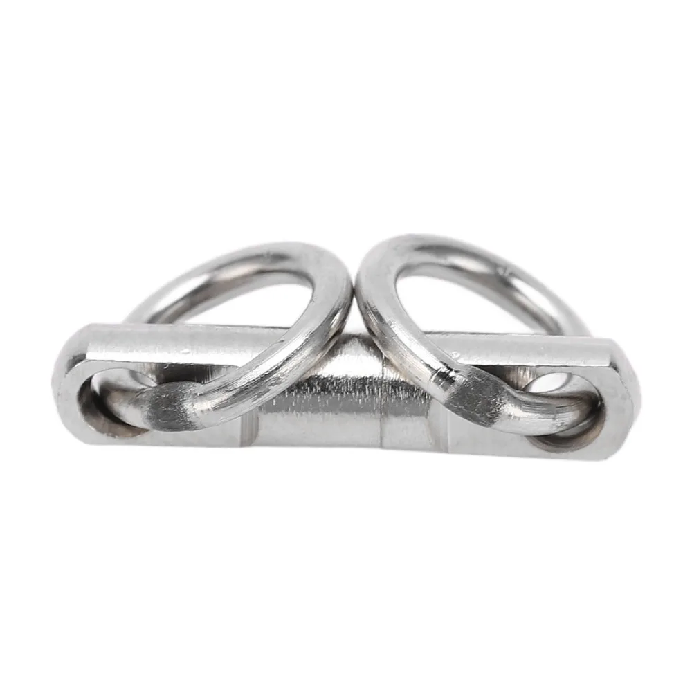 

10PCS Stainless Steel Fishing Bearing Swivel 360 Degree Rotation Multiple sizes Fishing Ring Swivel Column Fishing Swivels