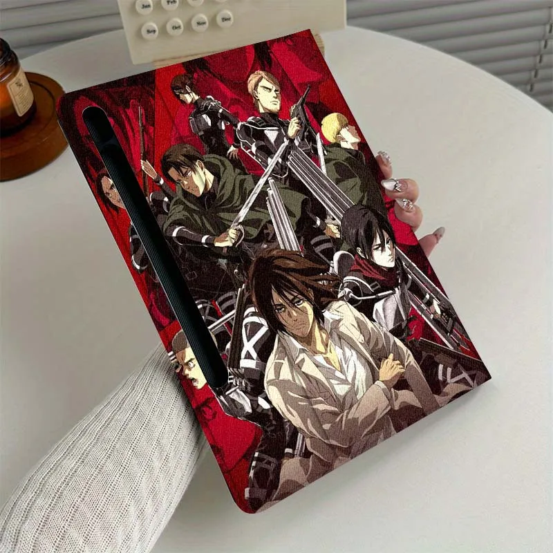 

Anime Attack on Titan Tablet Case For Samsung Galaxy Tab S7 S8 S9 S10 FE Plus Lite 11 12.4 13.1 Inch