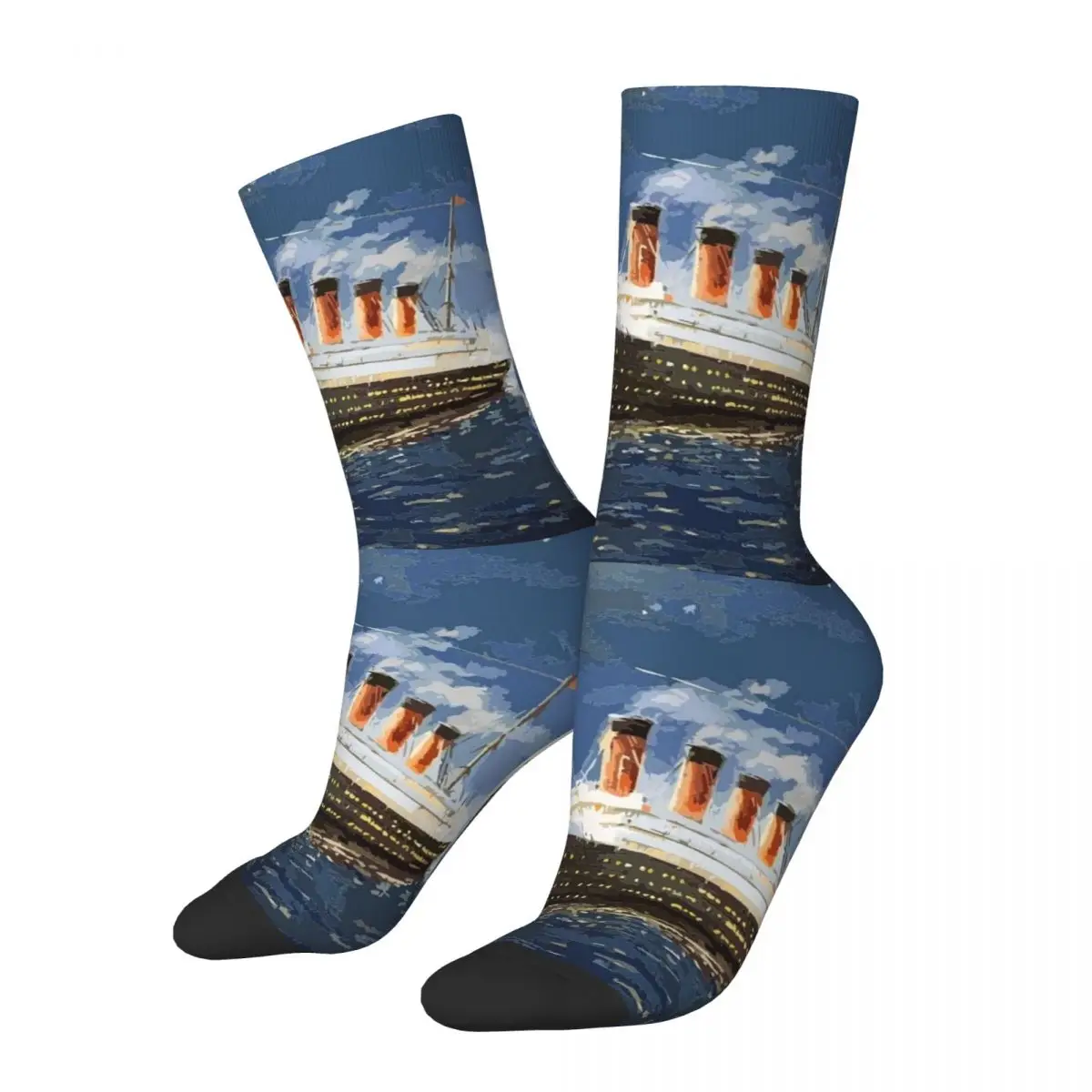 The Most Popular Ship Of All Times, Titanic. Socks Harajuku High Quality Stockings All Season Long Socks Accessories for Unisex