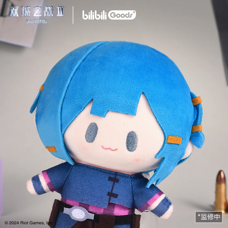 [رسمي] لعبة LOL Jinx غامضة دمية المفاتيح وسادة محشوة لطيف الأزرق Plushies قلادة دمية تأثيري الدعامة Doujin هدايا عيد الميلاد