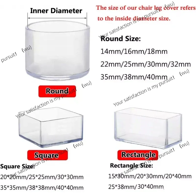 Chair Leg Cap Silicon Feet Floor Protector Pad Furniture Table Feet Cover Noise Reduction Protect Floor Wear-resistant Cover