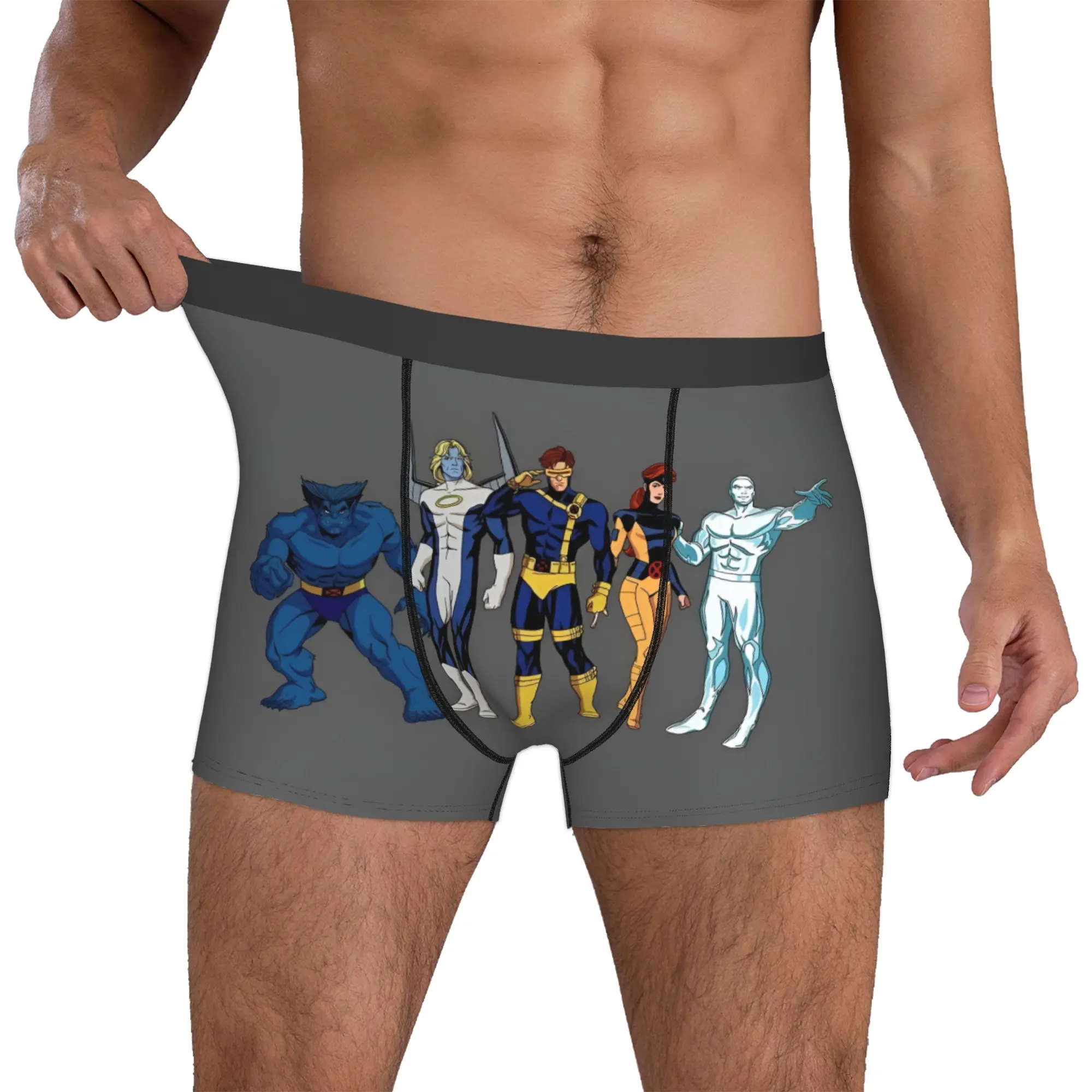 

Customized Novelty X-X-Men Anime Boxers Shorts Panties Men's Underpants Comfortable Briefs Underwear