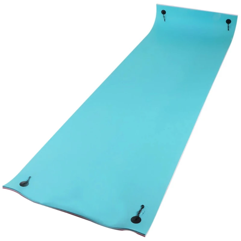 17 X 5 Extra Large Triple Floating Water Cushion Durable Portable Foam Raft for Swimming Pools Ultimate Water Sports Accessories
