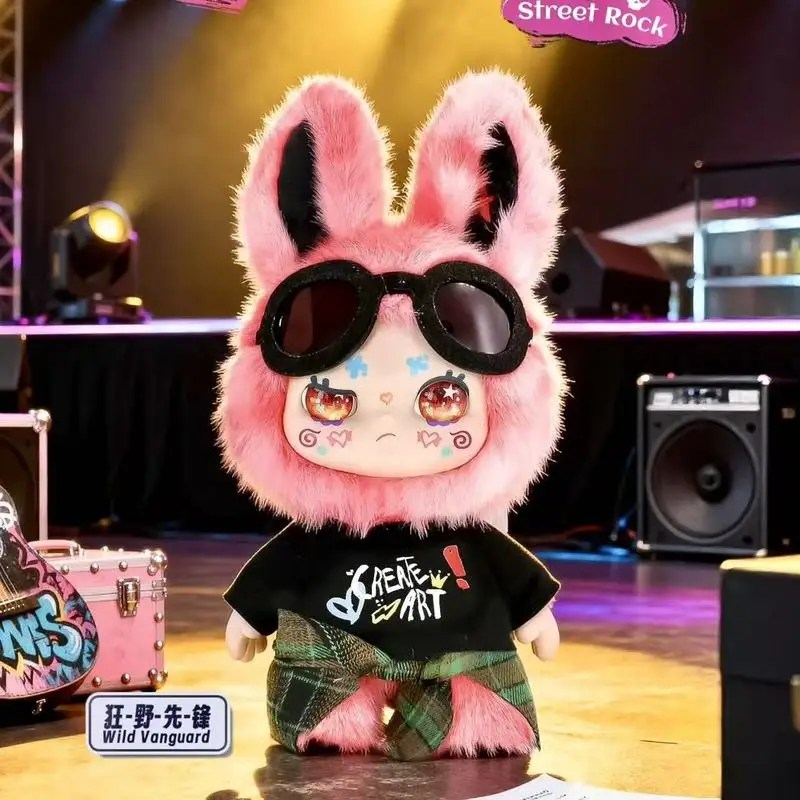 Nouveau véritable Kimmon Street Rock série boîte aveugle Kawaii vinyle en peluche poupée sac pendentif décor ornement jouet à la mode filles enfants cadeau