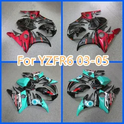 Motorcycle Aftermarket for YAMAHA YZF-R6 600 CC YZF-600 03 04 05 Bodywork Cowling R6 YZFR6 2003 2004 2005 Injection Fairing Kit