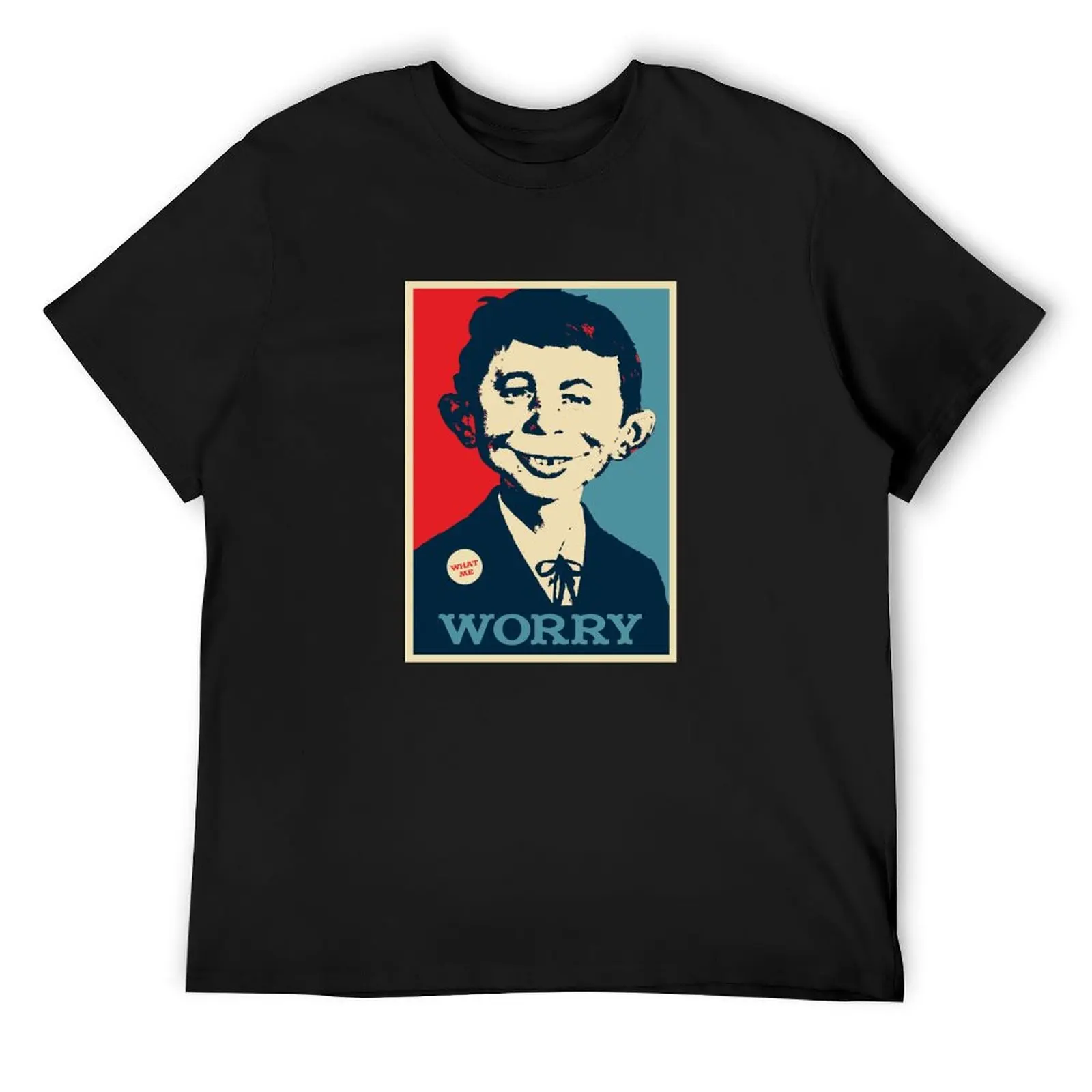 

WHAT ME WORRY T-Shirt graphic t shirts man clothes vintage men graphic t shirts