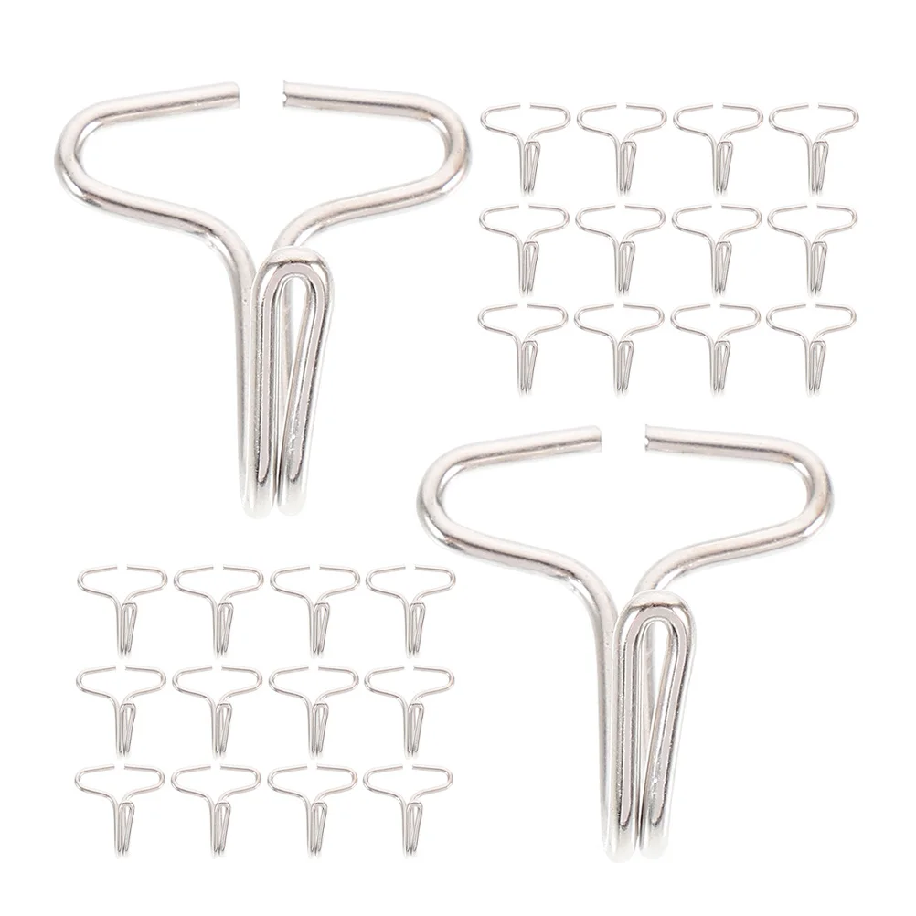 

200Pcs Car Seat Fixing Hooks High Precision Strong Reliability Long Lasting Iron Material Suitable for Any Car Cushion