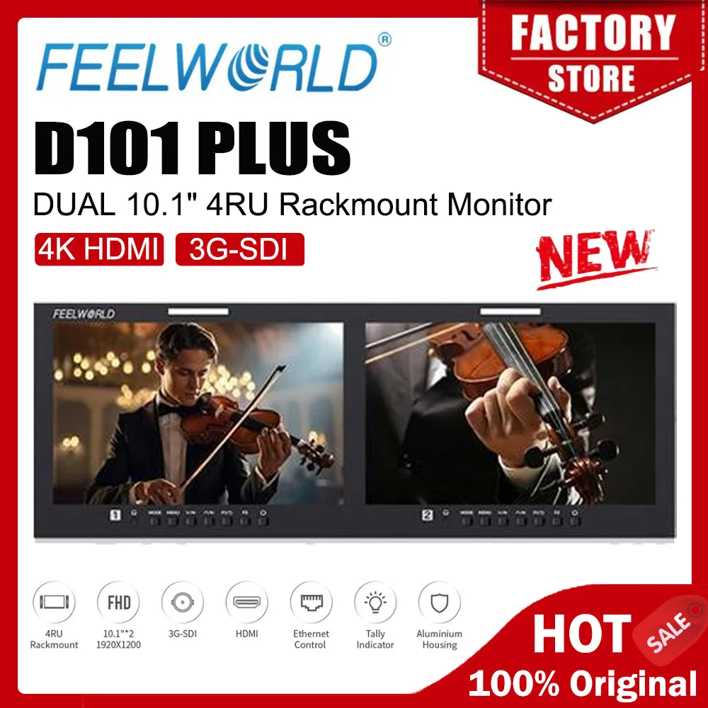 FEELWORLD D101 PLUS Dual 10.1