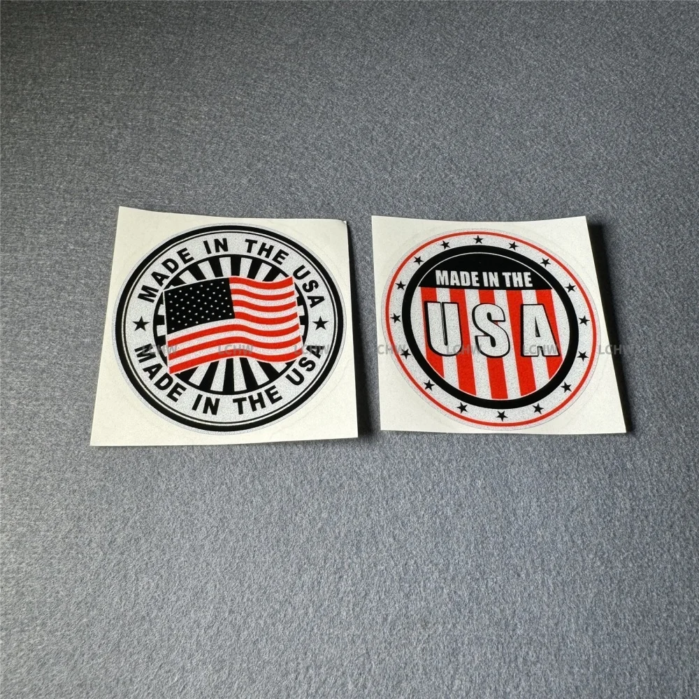 

1 piece Nation Flag MADE IN THE USA Car Stickers Decal Auto Window Body Graphic Motorcycle Helmet Fuel Tank Tape