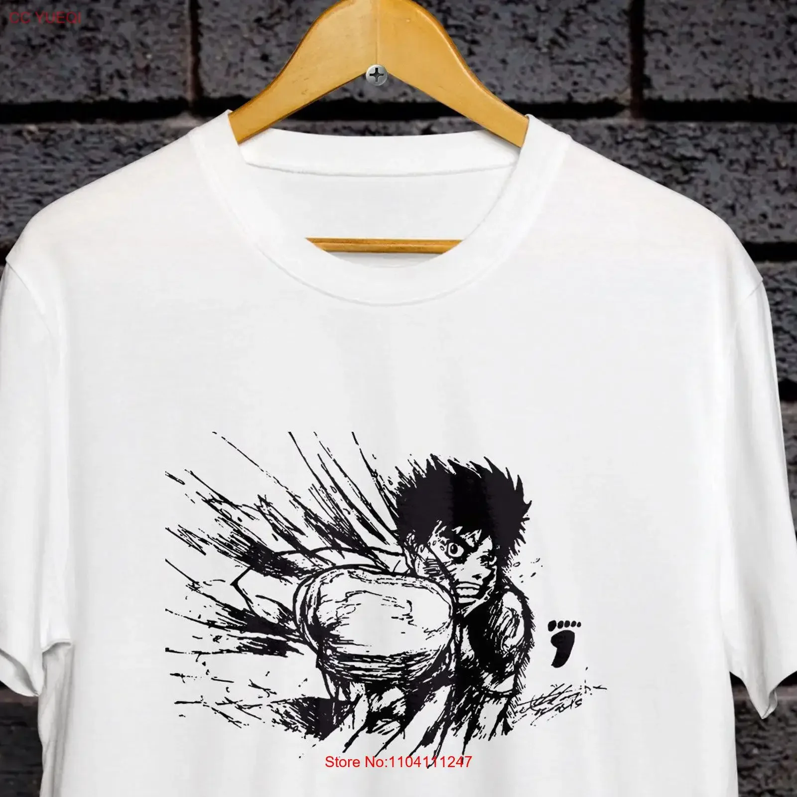 

Футболка IPPO Punch, винтажная стираная уличная одежда, модный унисекс, универсальный слегка дышащий топ с рисунком для повседневной носки, домашняя одежда