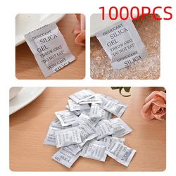 100 Packs Non-toxic Safe Silica Gel Desiccant Moisture Absorber Dehumidifier for Room Kitchen Clothes Food Household Cleaning