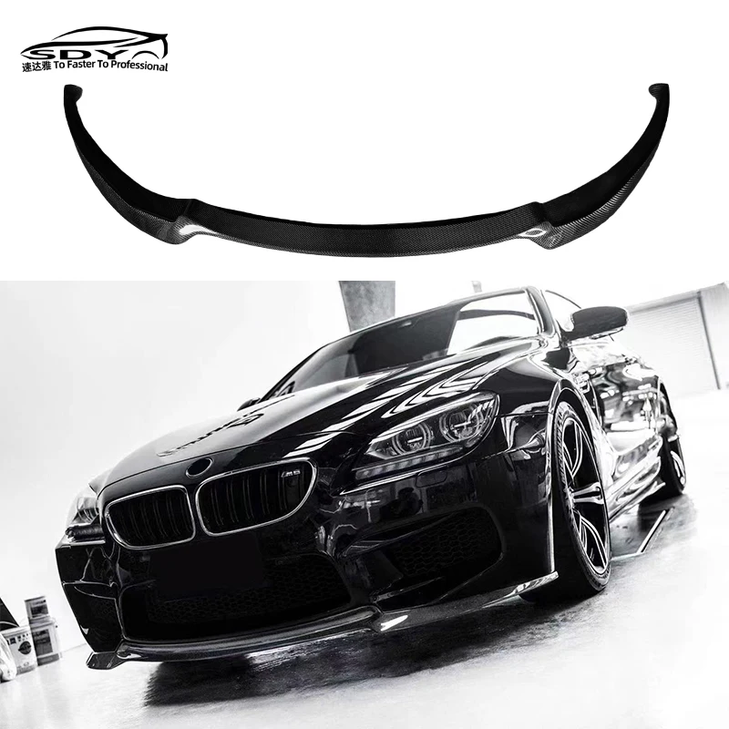

F06 F12 F13 M6 V Style High Quality Carbon Fiber Front Lip Front Bumper Lip for 6 Series F06 F12 F13 M6