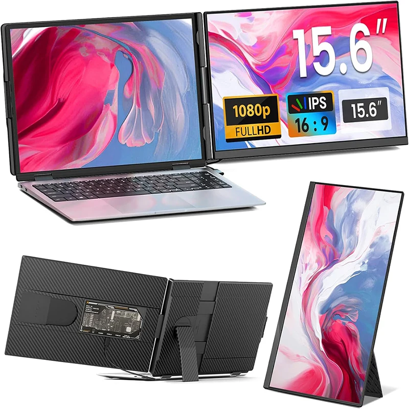 

Высококачественный портативный 1080P FHD P5 расширение экрана ноутбука 15,6-дюймовый съемный удлинитель монитора