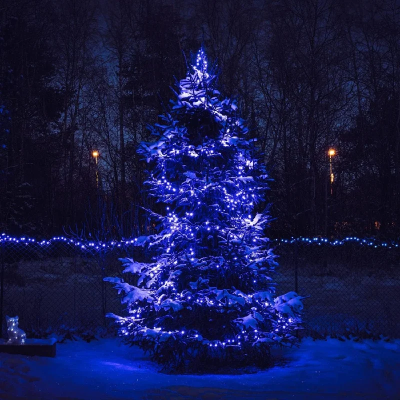 Lichtslingers Decoratie Vakantie Led Kerstverlichting Buiten Led Voor Feest Vakantie Bruiloft Garland 100M 50M 30M 20M 10M 5M