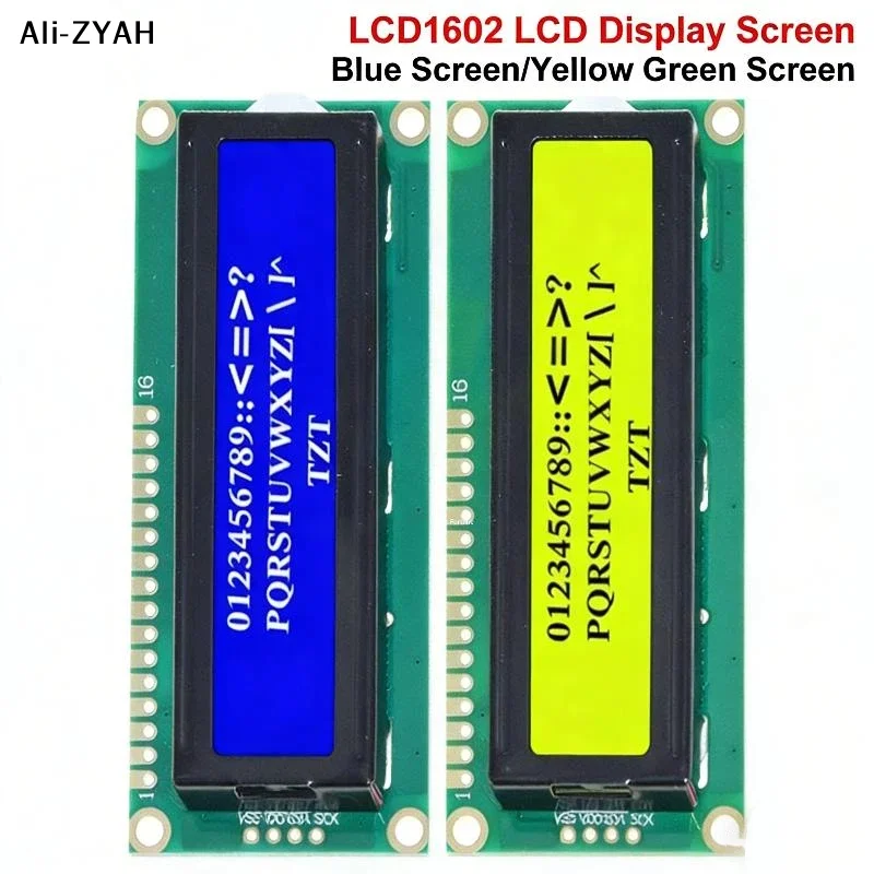 1Pcs LCD 1602 Blue Green Screen 16x2 Character LCD Display Module DIY Accessories LCD1602 Module