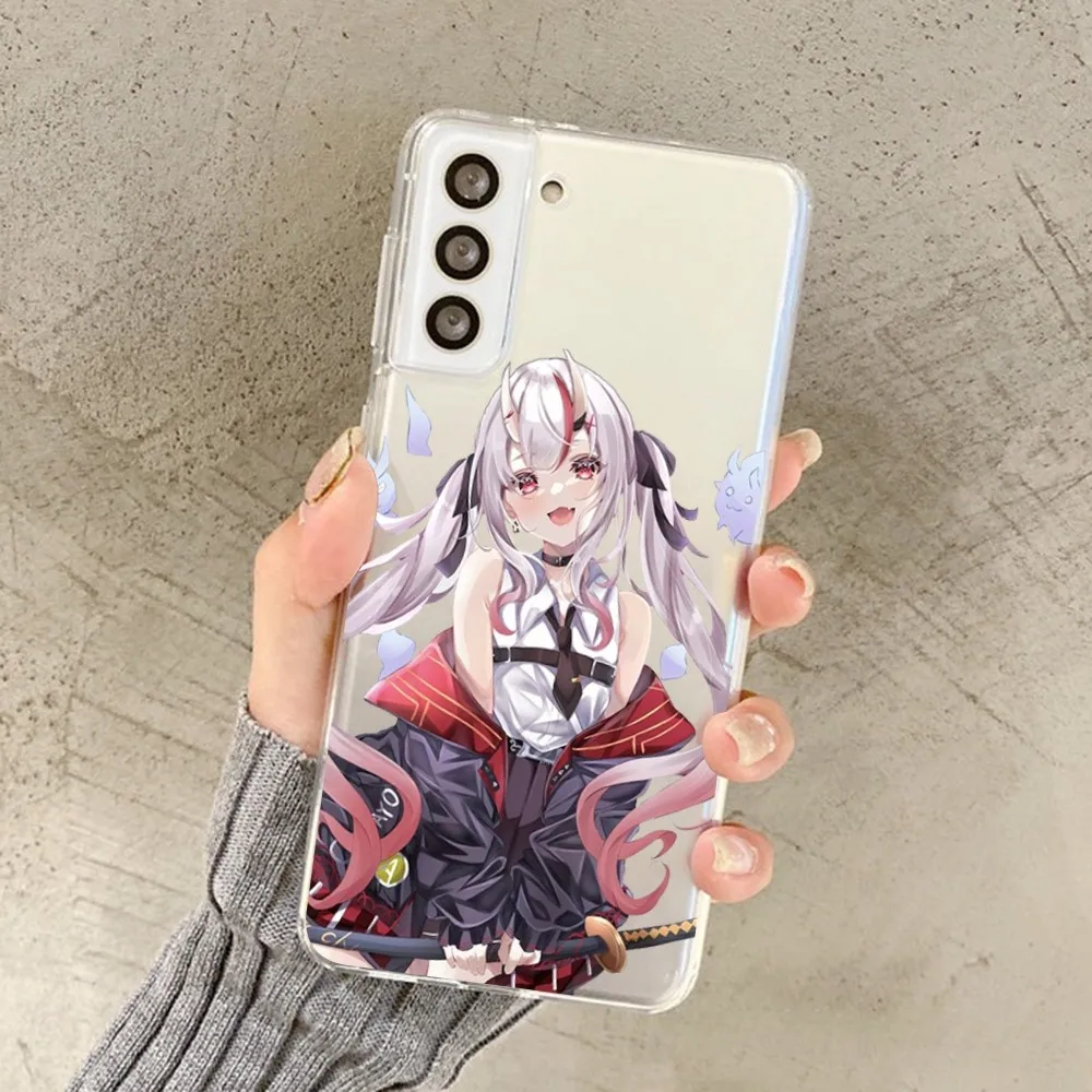 Nakiri Ayame Phone Case for Samsung A12 21 30 31 51 52 70 71 for Redmi8 9 10 for Honor10 70 50 Clear Case image 4