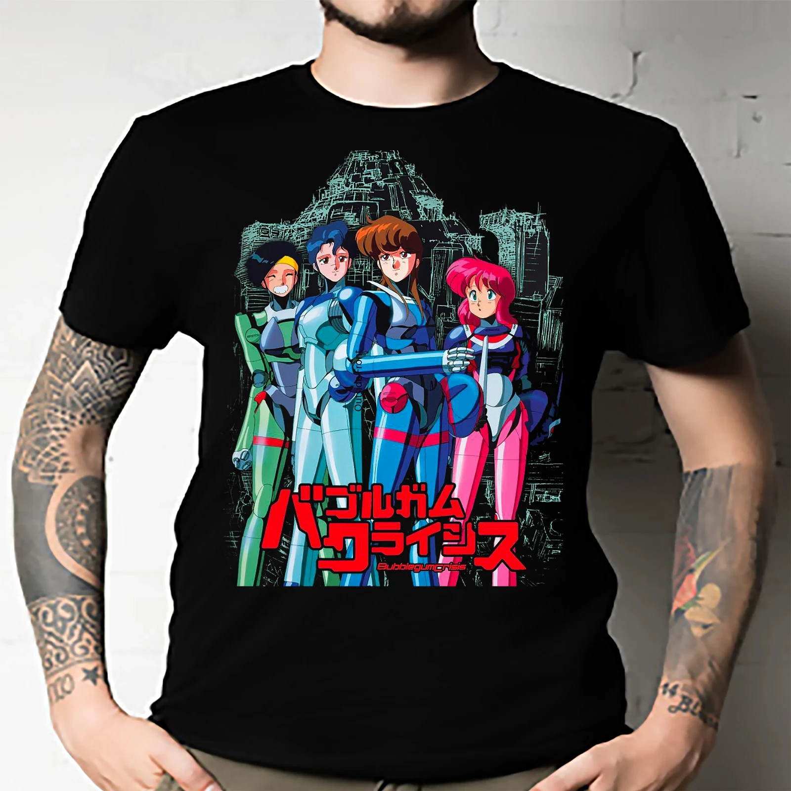 

Summer Bubblegum Crisis Shirt Anime T-Shirt ALL SIZE UNISEX T-Shirt Restoration Limited Edition