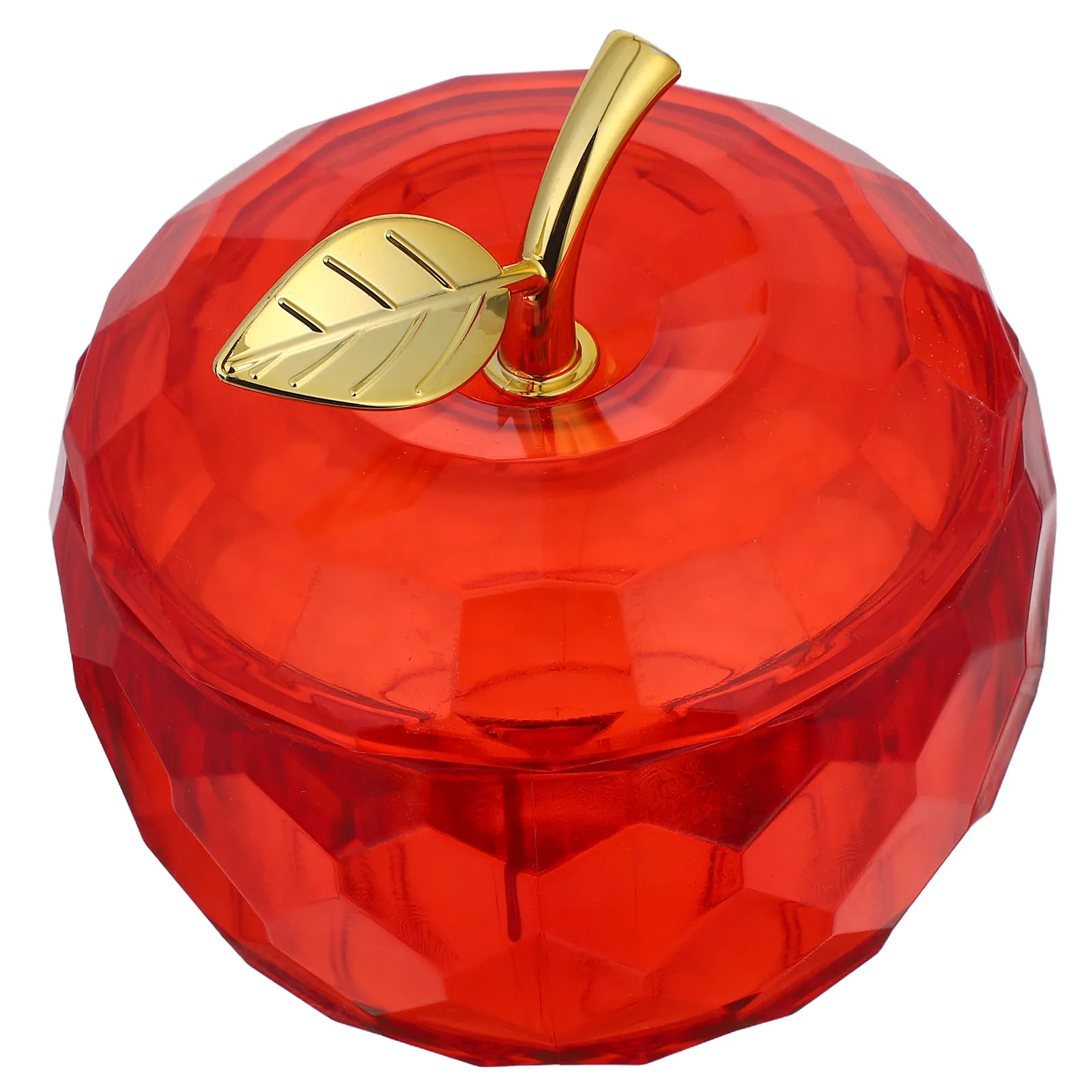 

Plastic Apple Jars 4.72X4.52 Inches Christmas Candy Boxes Festive Treat Containers Decorative Storage Jars Holiday Party