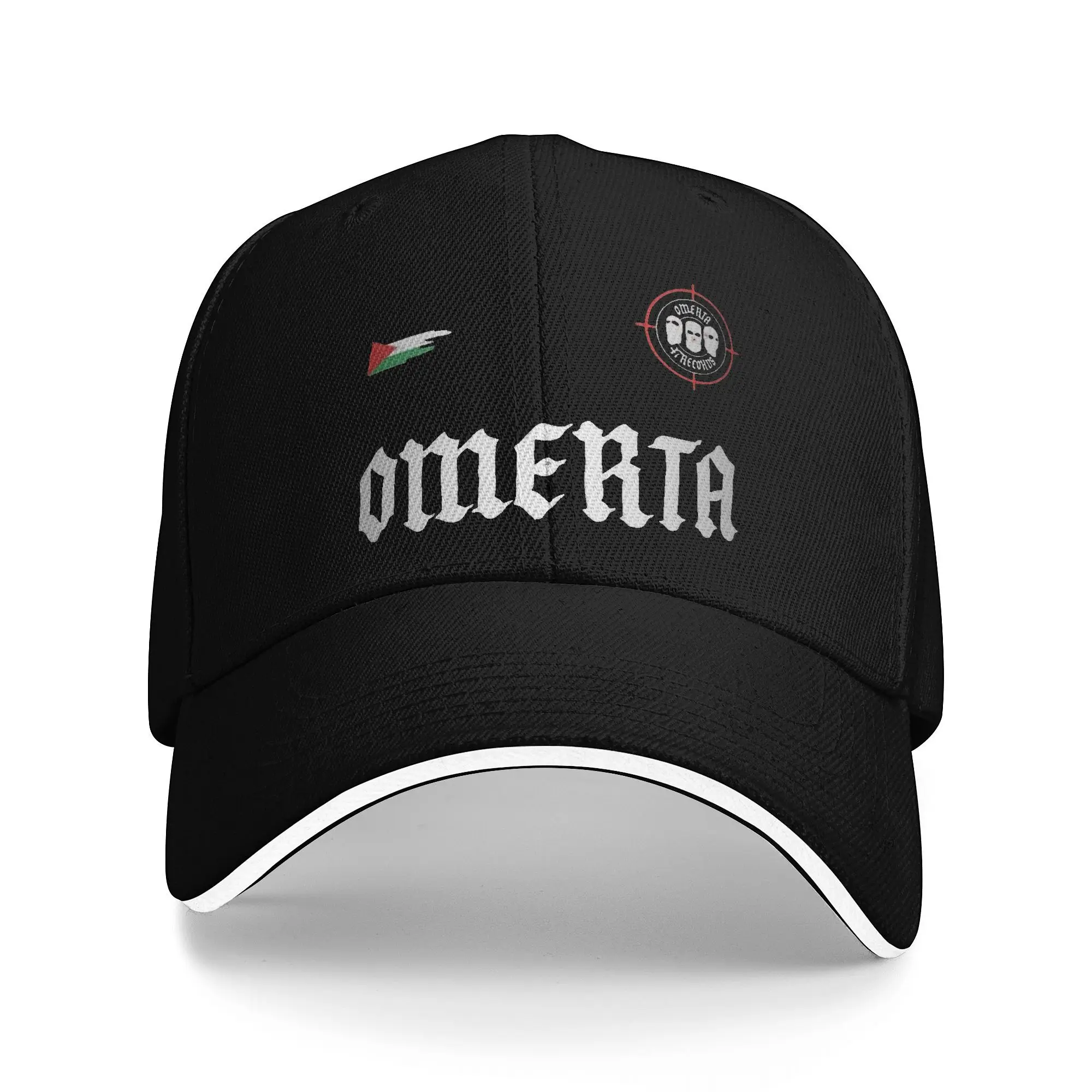 Adult Omerta 47 Palestine Sandwich Hats    Fashion Baseball Caps Polyester  Sun Hat Breathable Sports Cap Summer