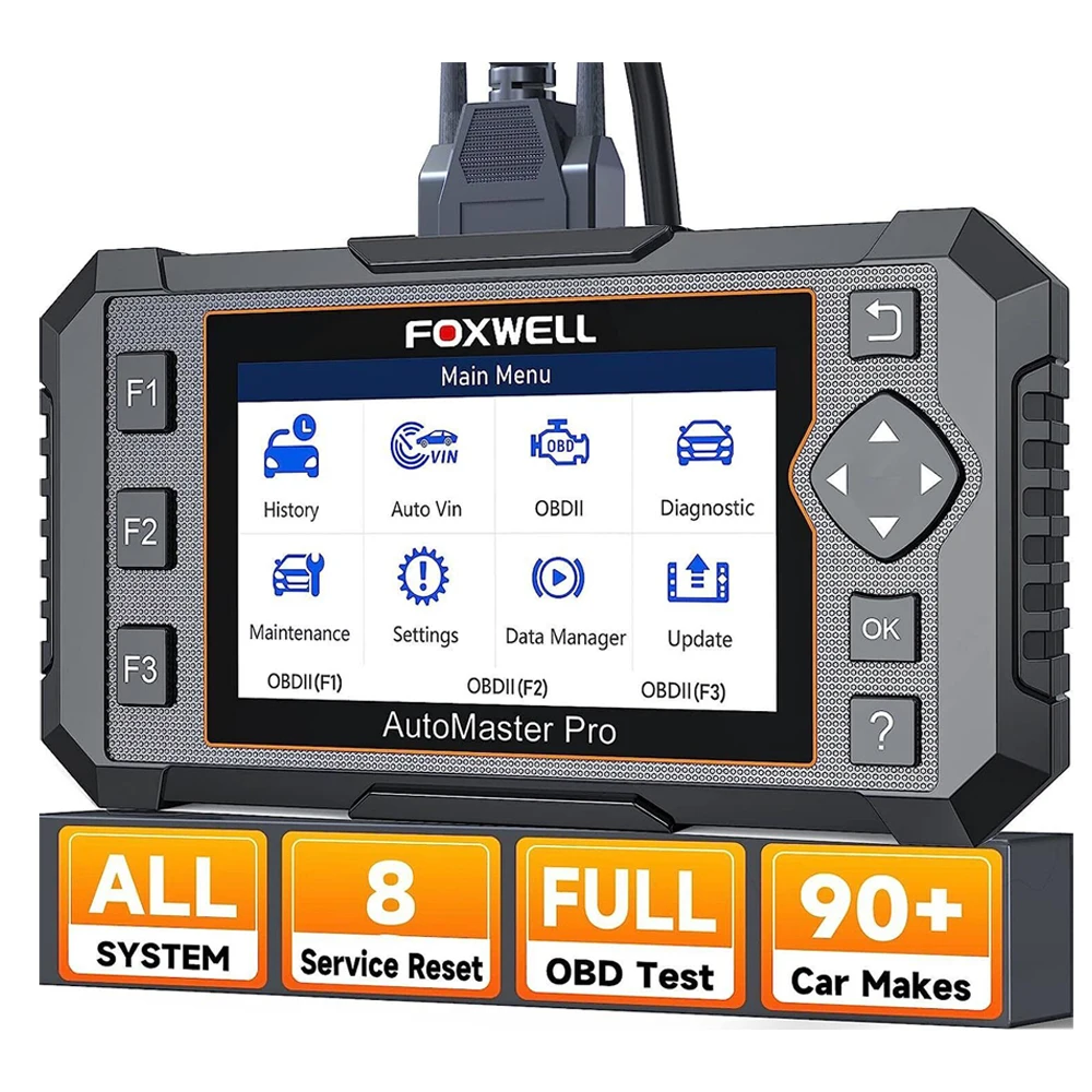 

FOXWELL NT624 Elite OBD2 Scanner All Systems ABS/SAS/Oil/EPB Injector Coding BRT Throttle Adaptation Car Diagnostic Tool