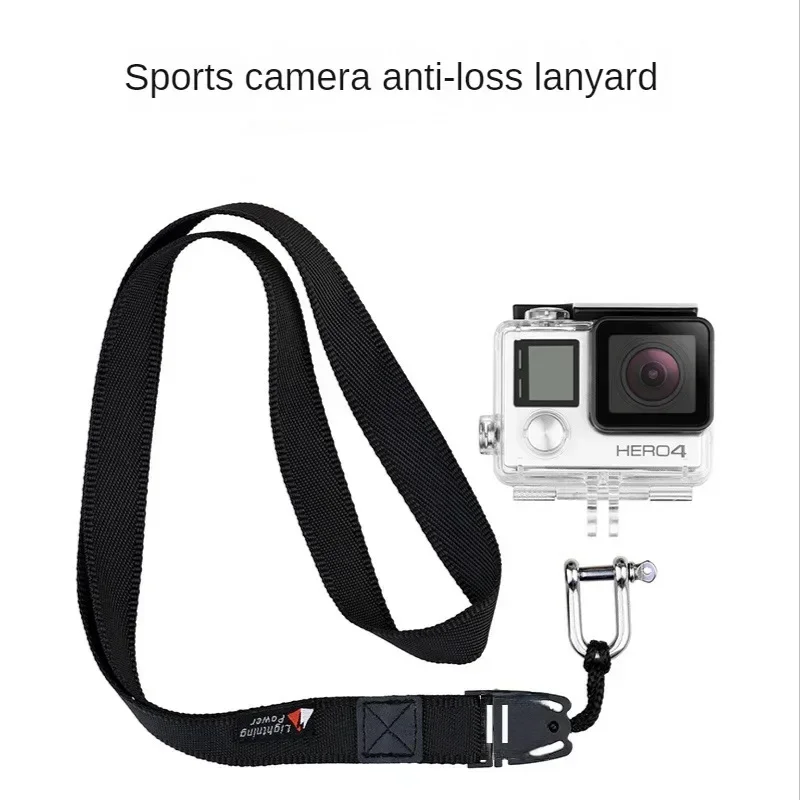 

Sports Camera Lanyard With Buckle Long Detachable Hanging Mobile Phone Bags Neck Strap Adjustable Quick Release Fit For SARGO,YI