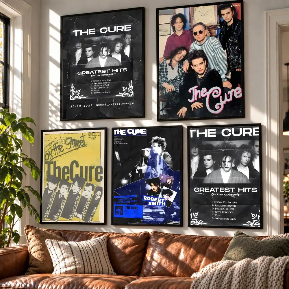 band The Cure Poster HD Poster Self Adhesive Waterproof Wall Art Print Bedroom Living Room Modern Decor Gift