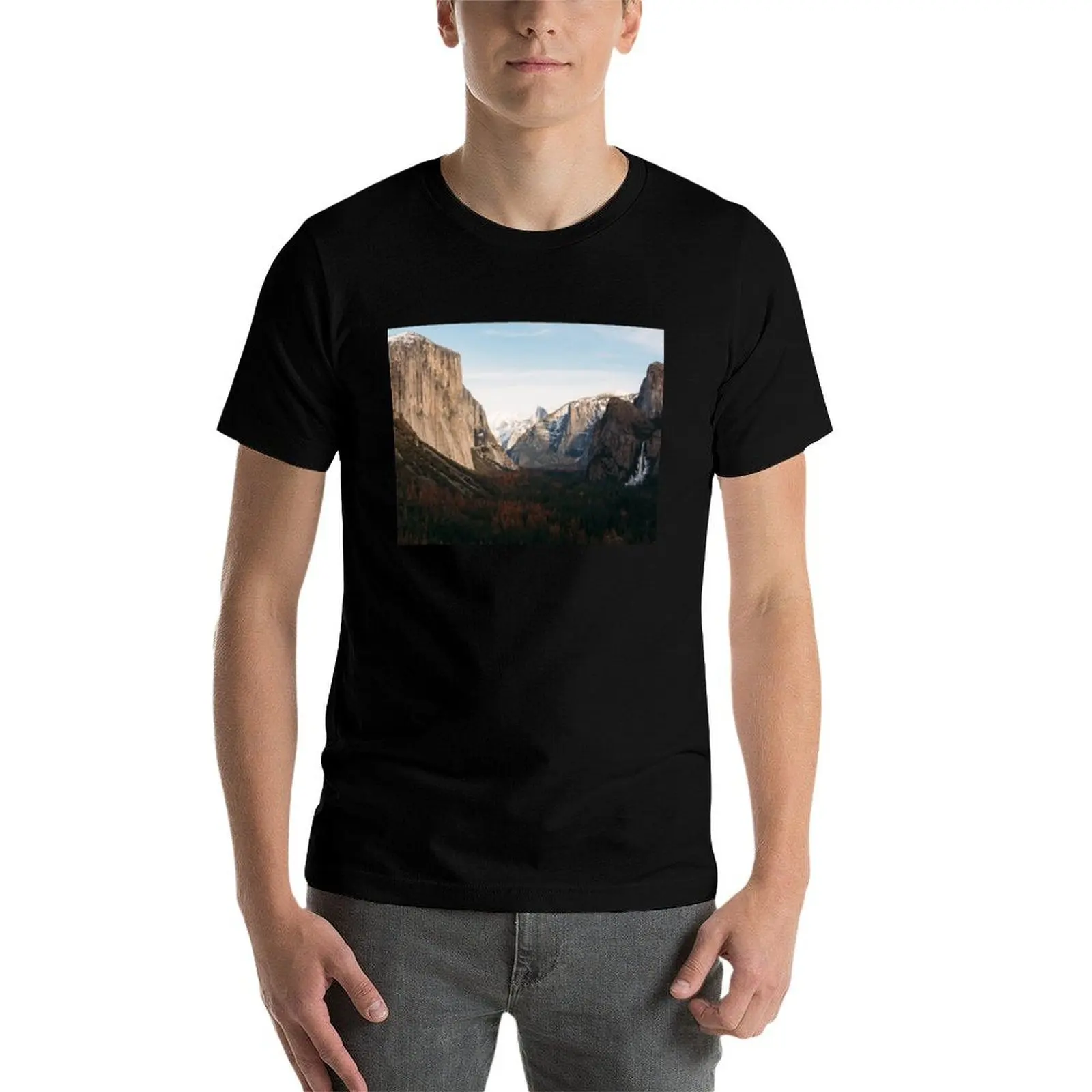 

Yosemite Valley T-Shirt t shirts for man graphic funny funny t shirts cotton t shirts for man graphic tees T-Shirt