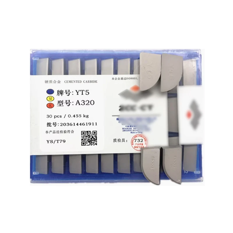 

40pcs High Hardness Welding Tool Blade YT15 / YW2 / YG6 / YG8 A315 CNC Carbide Turning Welding Inserts CNC Cutting Brazed Blade