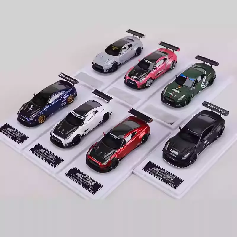 RR MODEL 1:64 LB GT-R R35 Resin Simulation Car Model Static Collection Decorated Holiday Gifts Toys Souvenir Gift