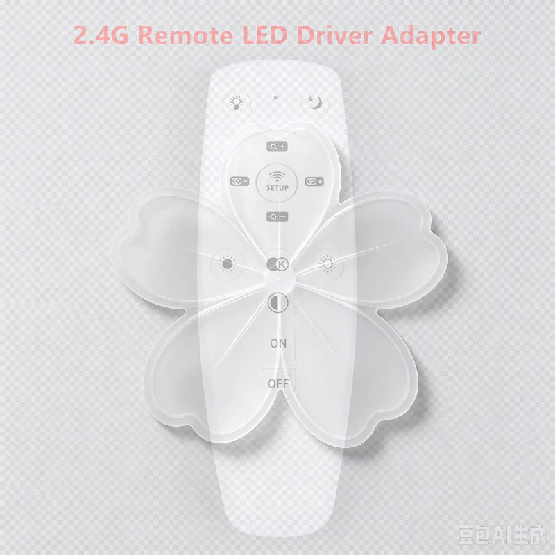 LED Driver Adapter 2.4G Remote Intelligent Wireless Dimmable Color Changeable Intelligent Transformer For Ceiling Light