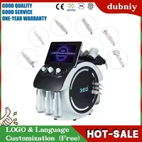 Dubniy Diamond Hydrodermabrasion Facial Machine H2O2 Blackhead Acne Removal Deep Cleaning Suction Skin Care Spa Beauty Device