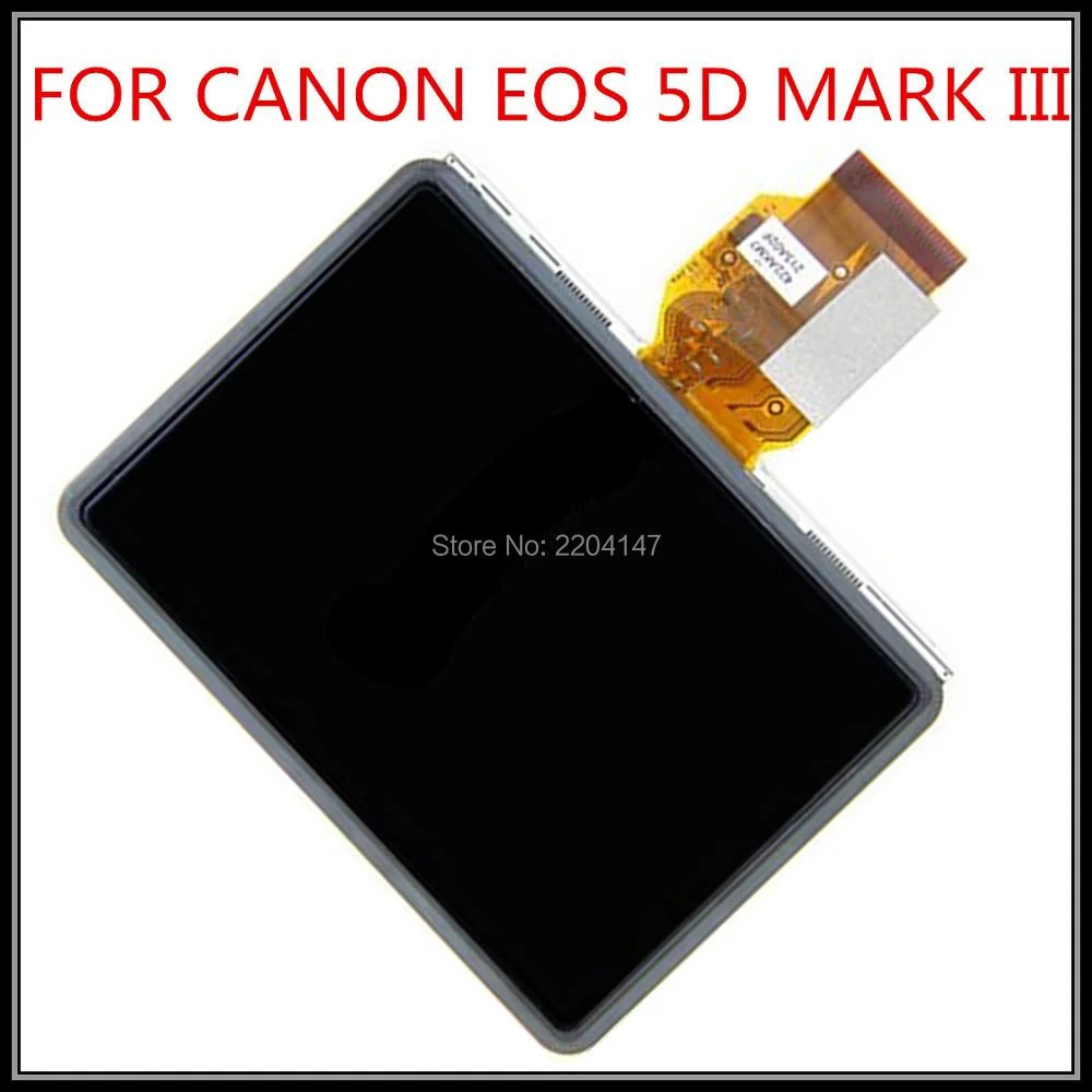 100% nuevas piezas de reparación de pantalla LCD para cámara Digital CANON EOS 5D Mark III 5DIII 5D3 1DX EOS-1D X con retroiluminación y vidrio