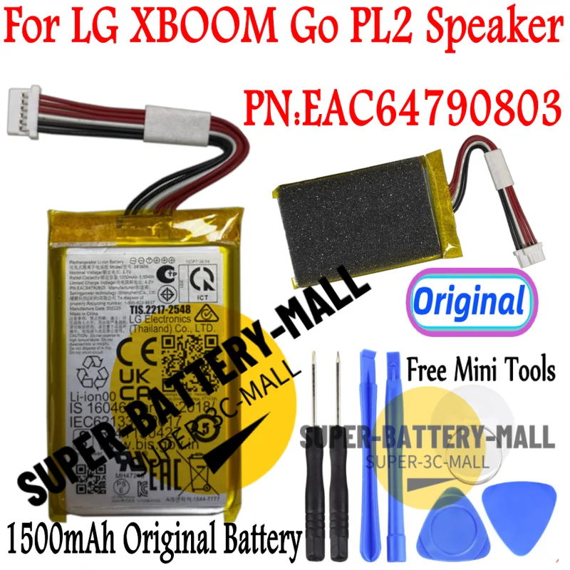 

1500mAh Original Battery for LG XBOOM Go PL2 Bluetooth Speaker683654