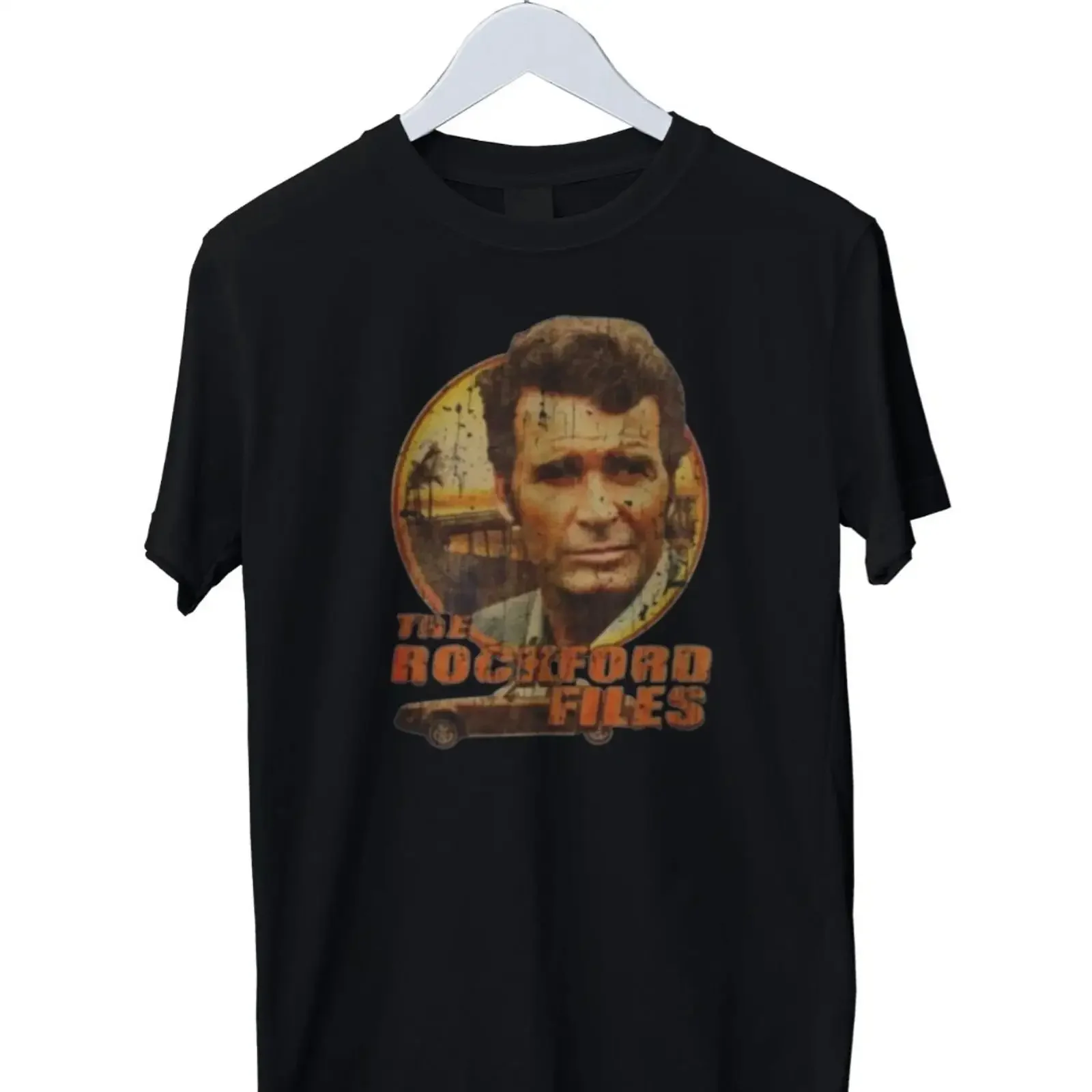 Rockford Filles 70s TV Vintage T Shirt Men's SML XL 2 3 4 vintage Washed designer clothes streetwear fashion homme Slightly