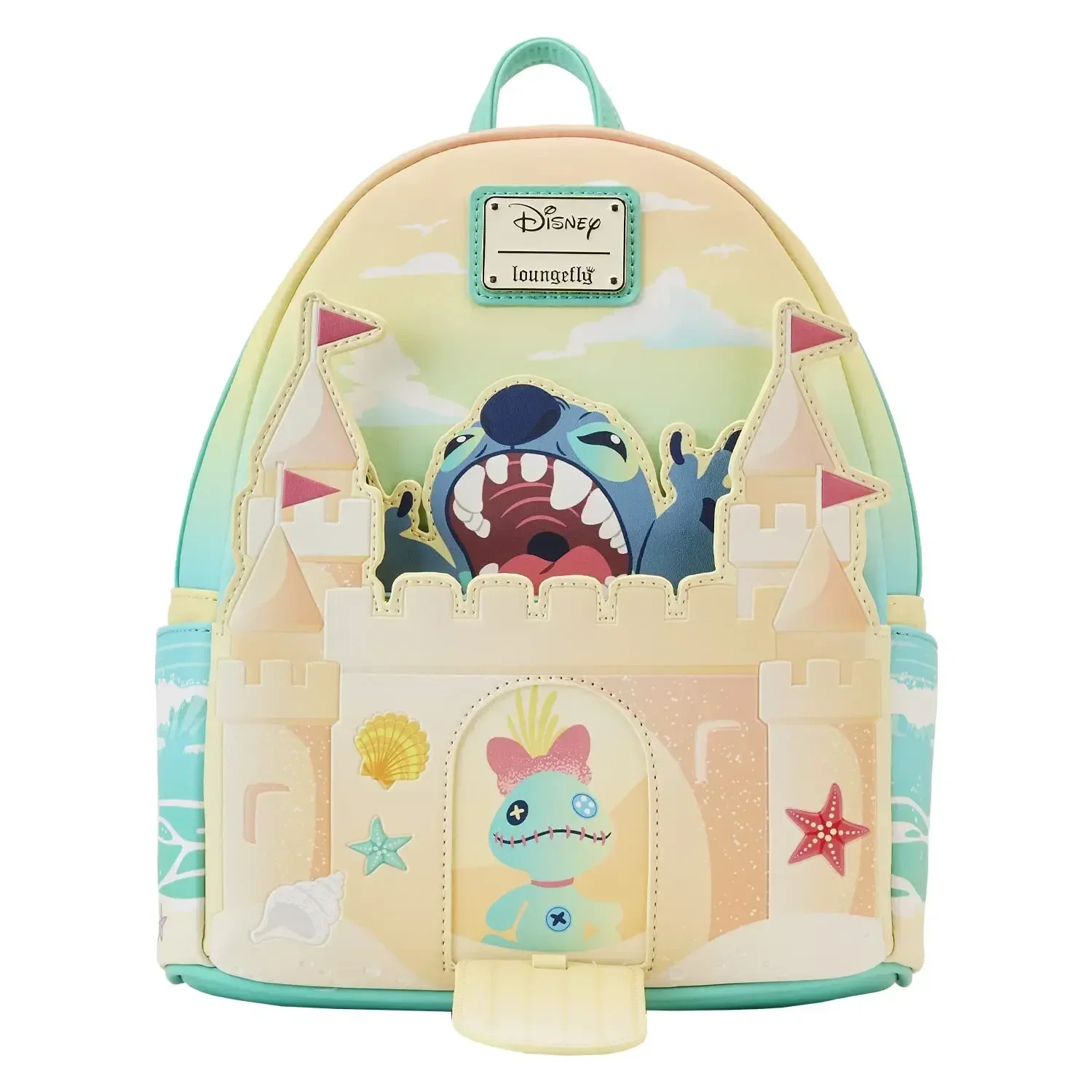 Stitch Cute Kids Backpack PU Leather Pack Travel Girls Ice Cream Stitch Baby Star Wars Handbag for Girls Shoulder Bag