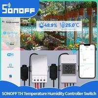 SONOFF Ewelink WiFi THR320D 20A Temperature and Humidity Monitoring Switch LCD Screen Alexa Google Assistant Smartthings