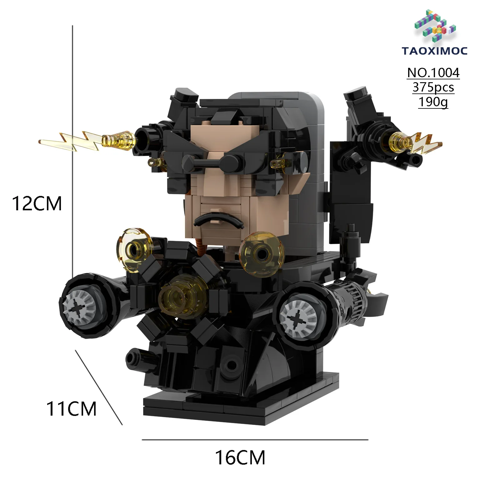 

Совместим с LEGO Skibidi Toilet MOC Абстрактные строительные блоки Третье поколение Модель G-Man Кирпичи Игрушки