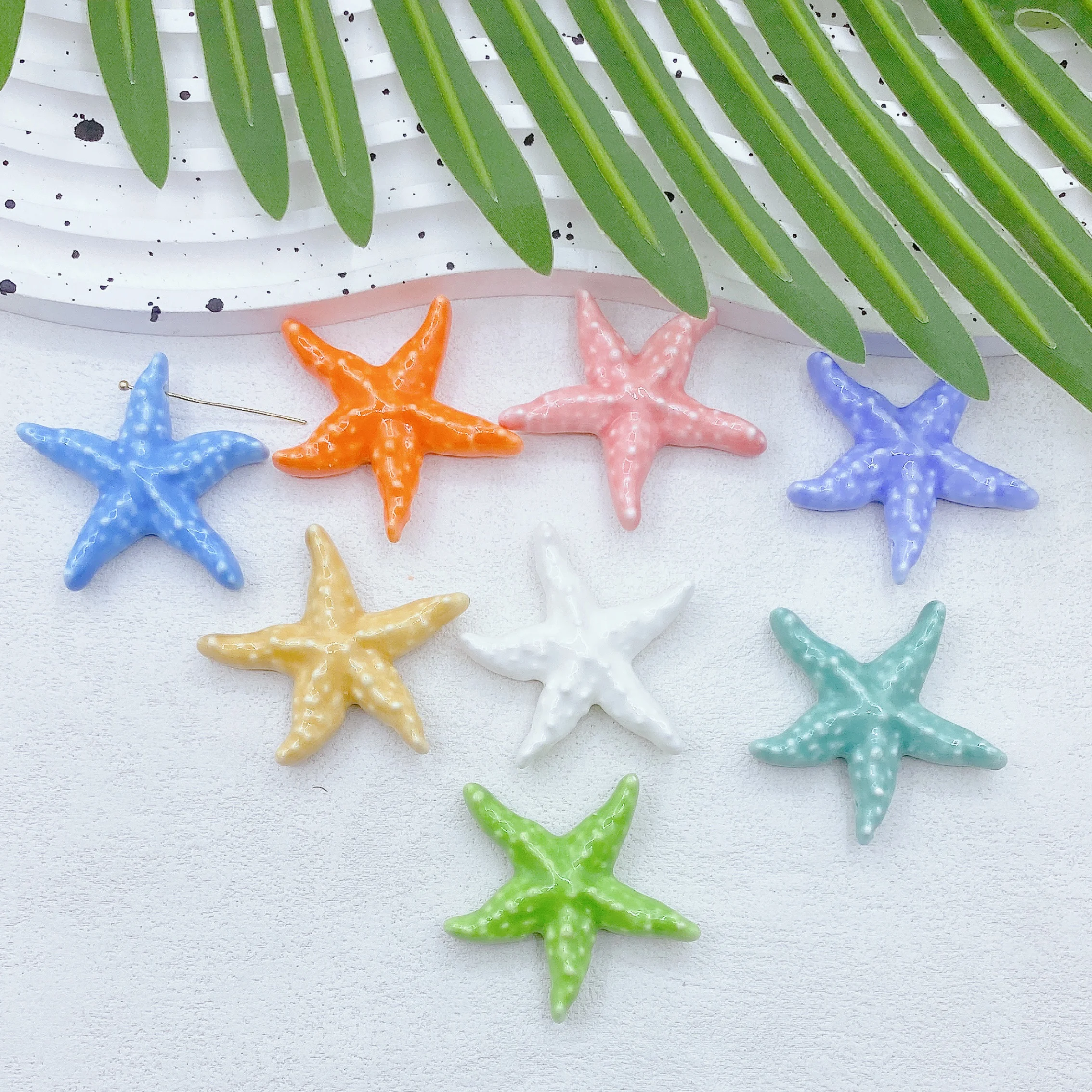 

Бусины ручной работы Cerc Starfi, плоские, для рукоделия, аксессуары для свитеров, материалы для ожерелий, декор, товары для творчества