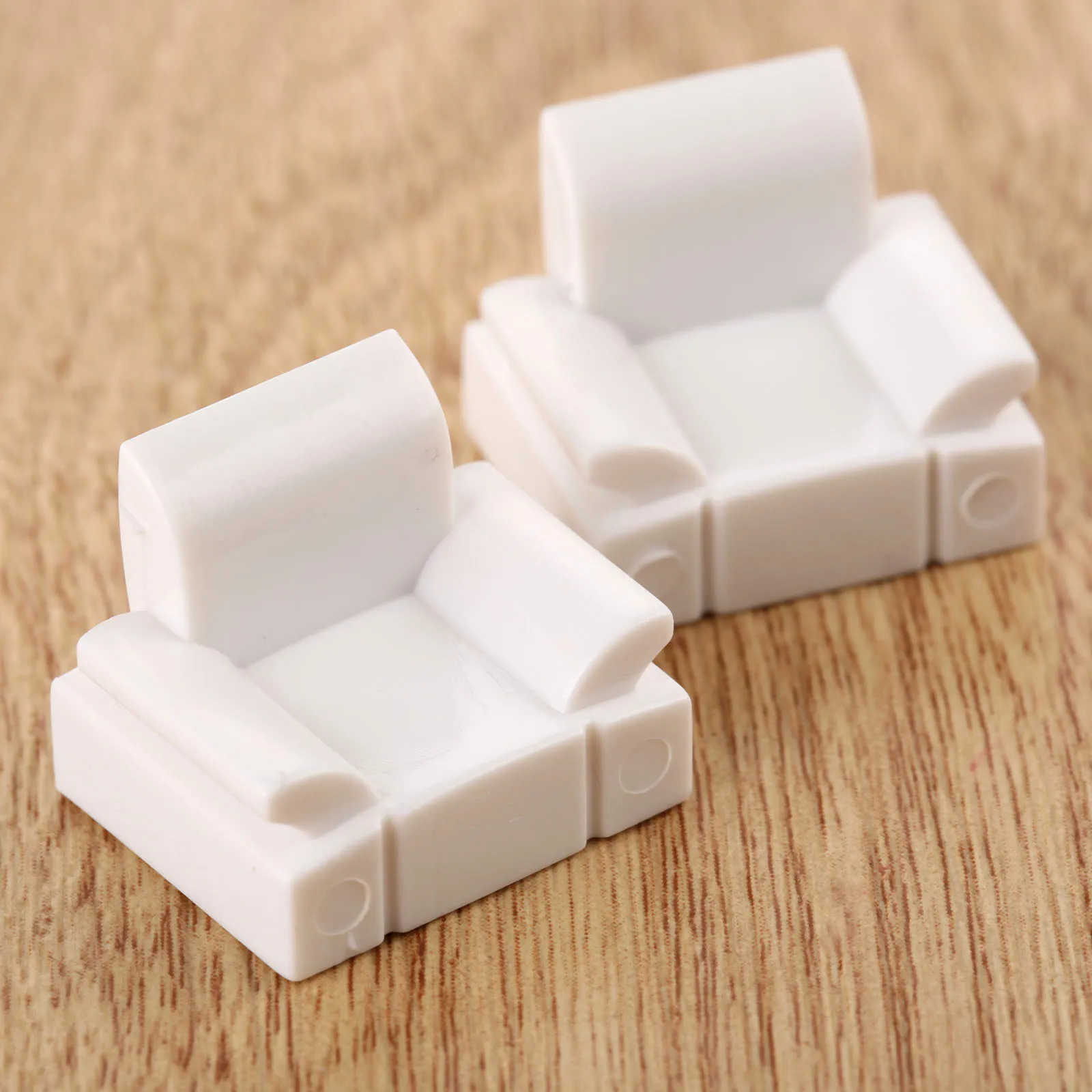 1:50 Scale Miniature Furniture Set Model Single Bed Best For Room Box Doll House Train Model Building Layout Accessories 10pcs view 2
